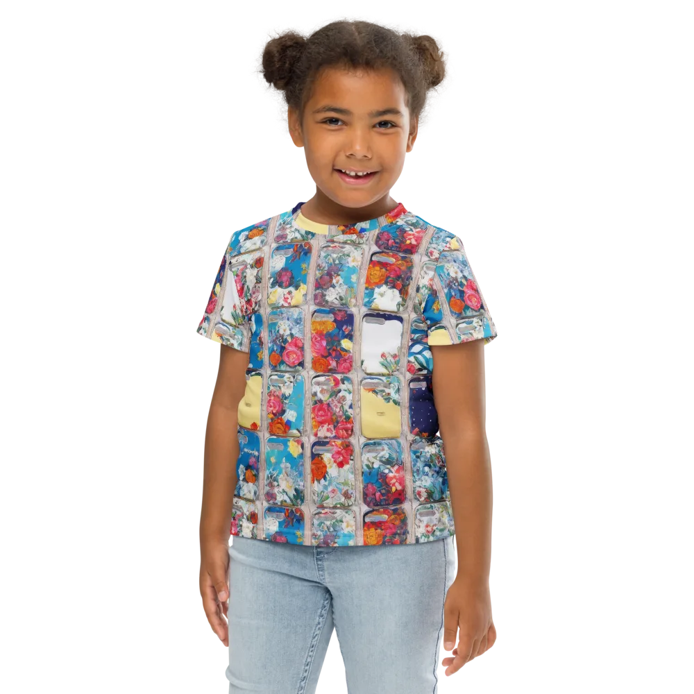 Gallery Garden on Kids Crew Neck T-Shirt — Front