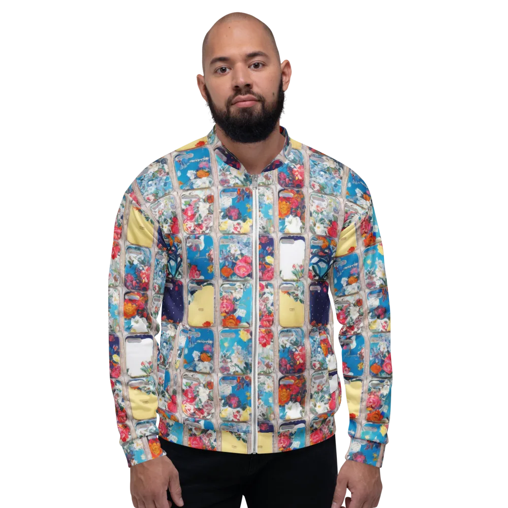 Gallery Garden on Bomber Jacket — Front