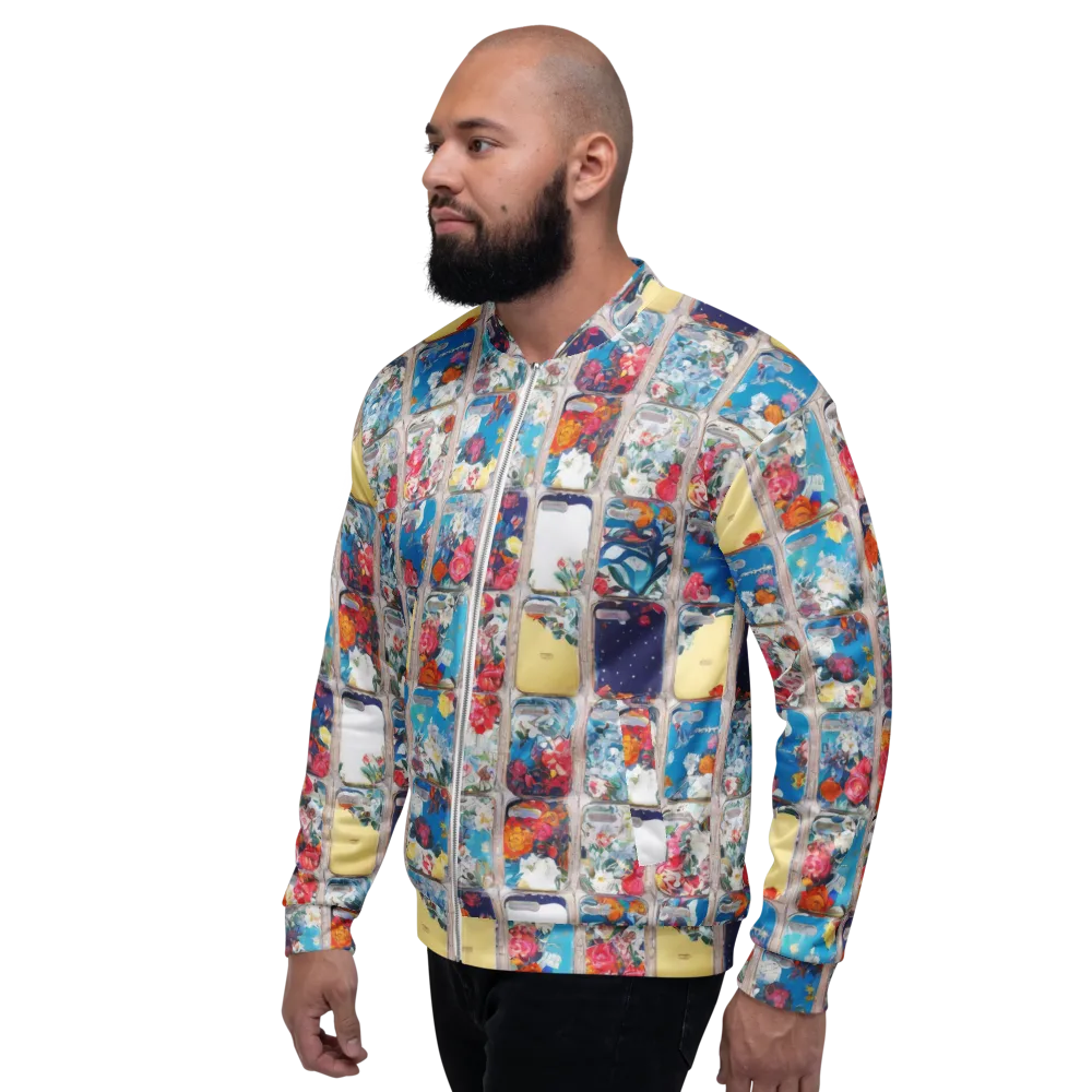 Gallery Garden on Bomber Jacket — Left