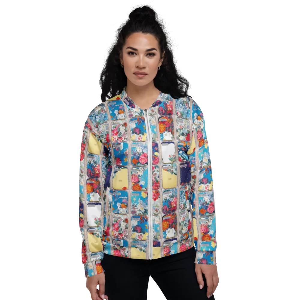 Gallery Garden on Bomber Jacket — Front