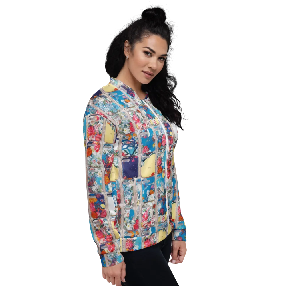 Gallery Garden on Bomber Jacket — Right