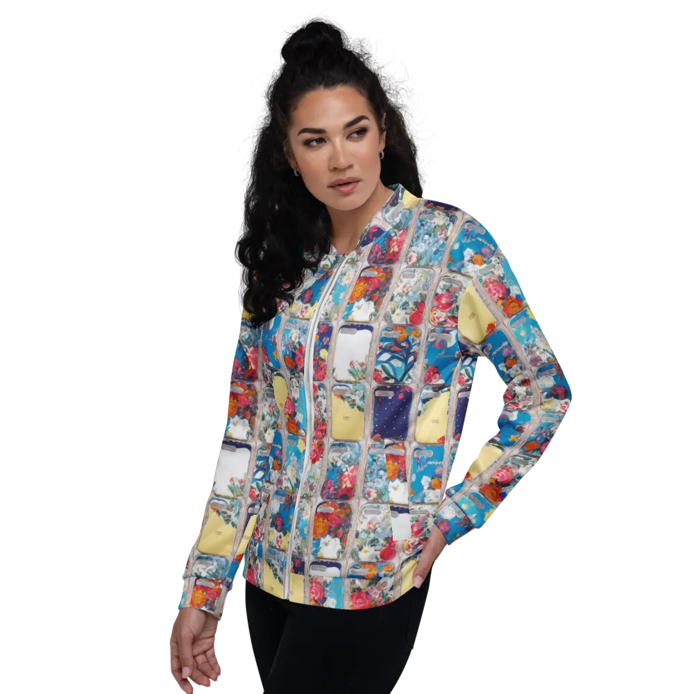 Gallery Garden on Bomber Jacket — Left