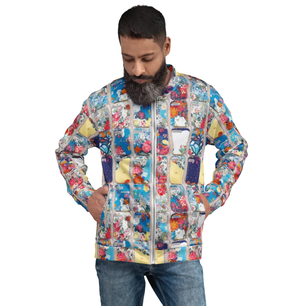 Gallery Garden on Bomber Jacket — Front