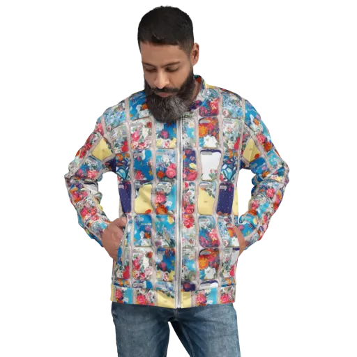 Gallery Garden on a Bomber Jacket