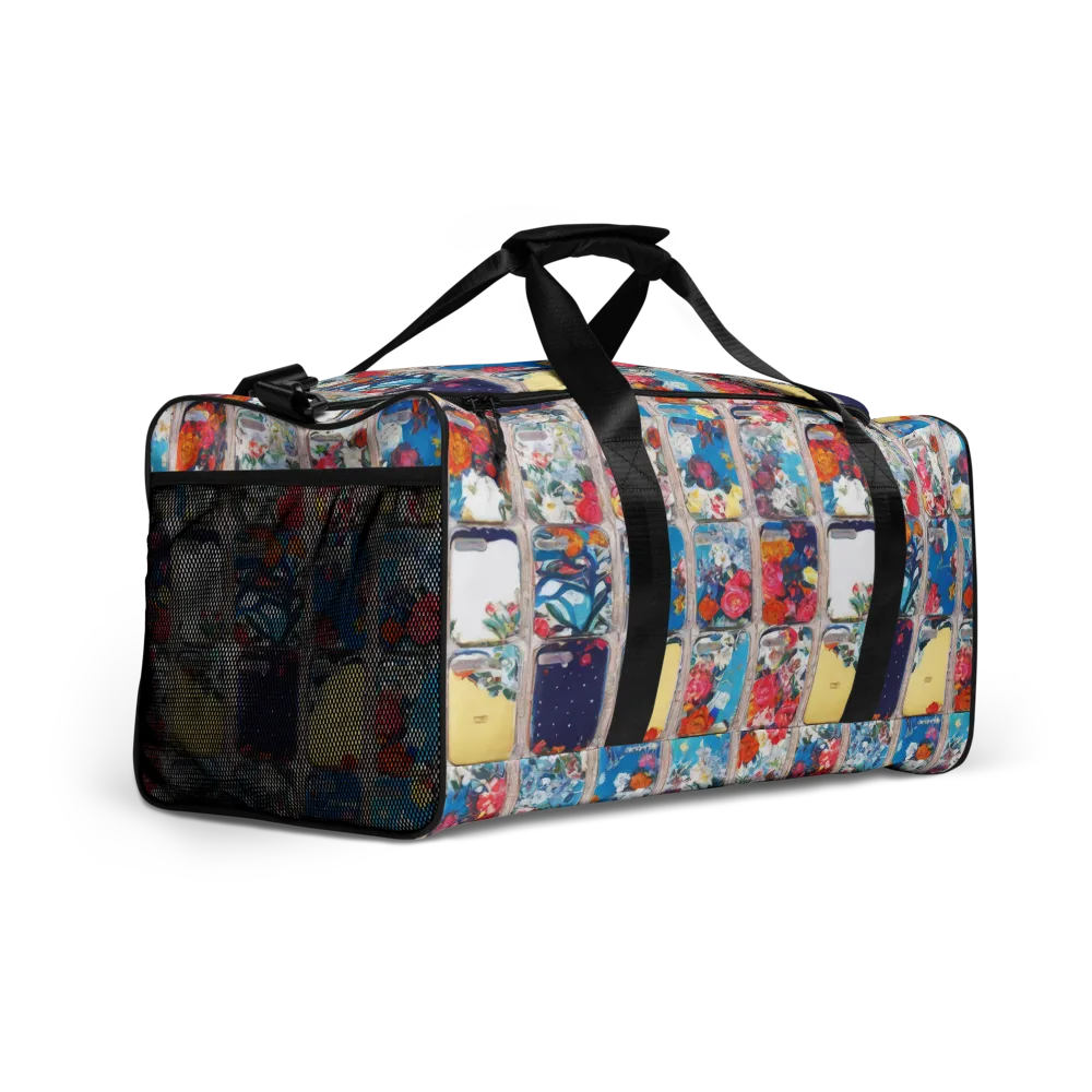 Gallery Garden on Duffle Bag — Right Front