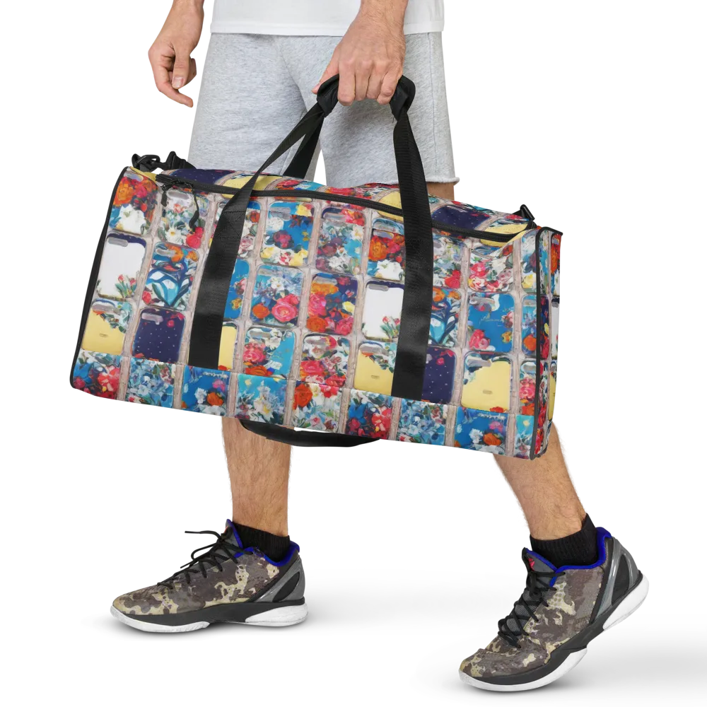 Gallery Garden on Duffle Bag — Front