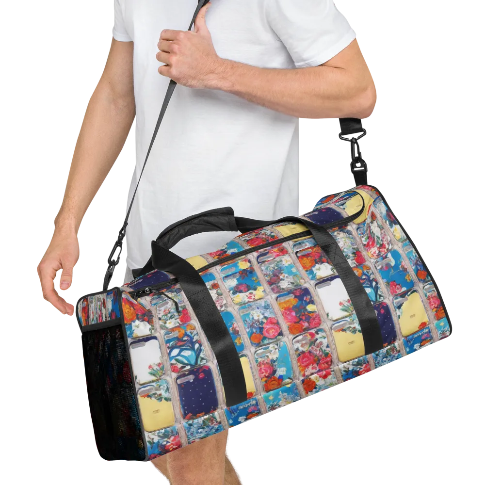Gallery Garden on Duffle Bag — Right Front