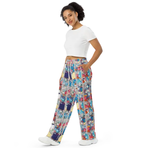 Gallery Garden on a Wide-Leg Pants