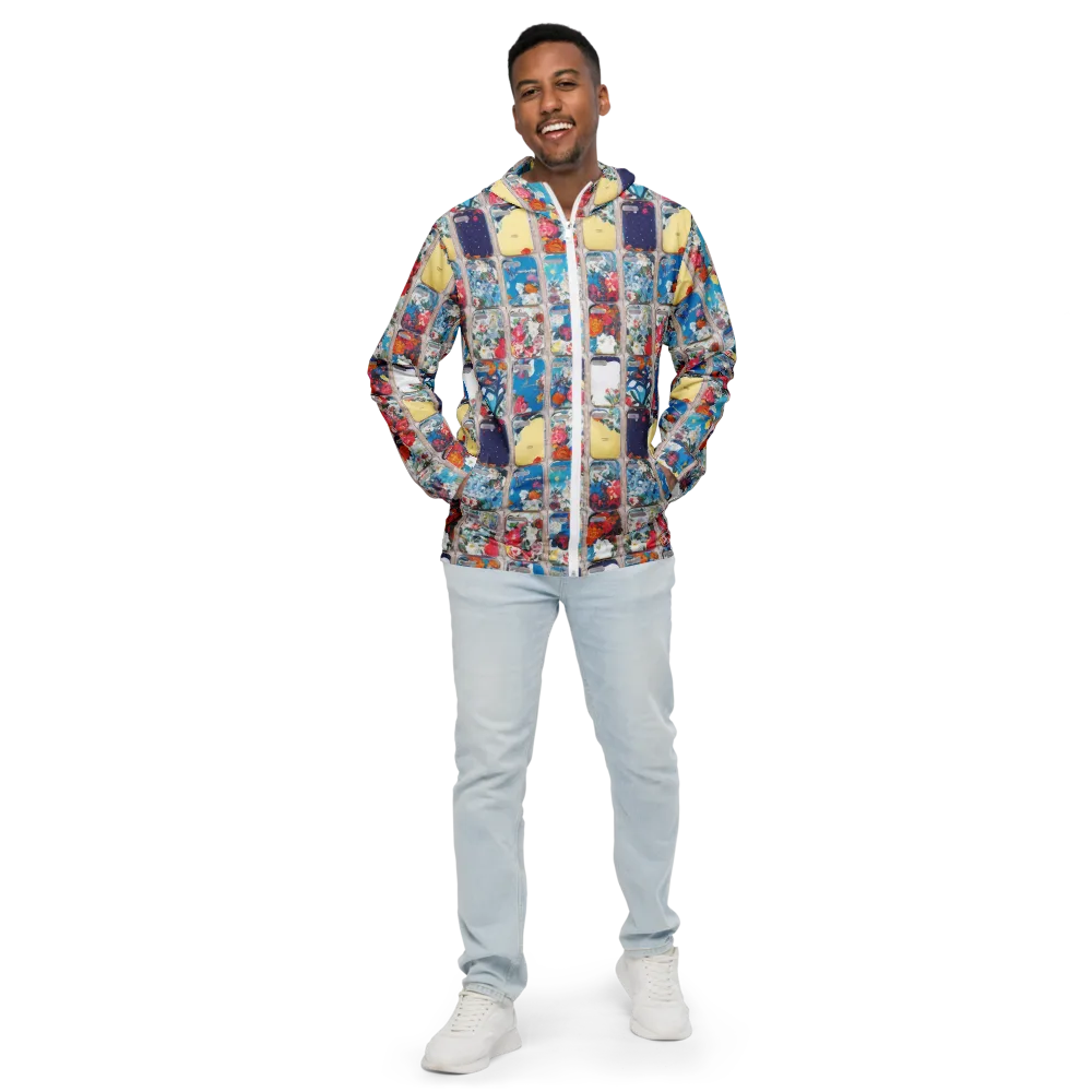 Gallery Garden on Men's Windbreaker — Front