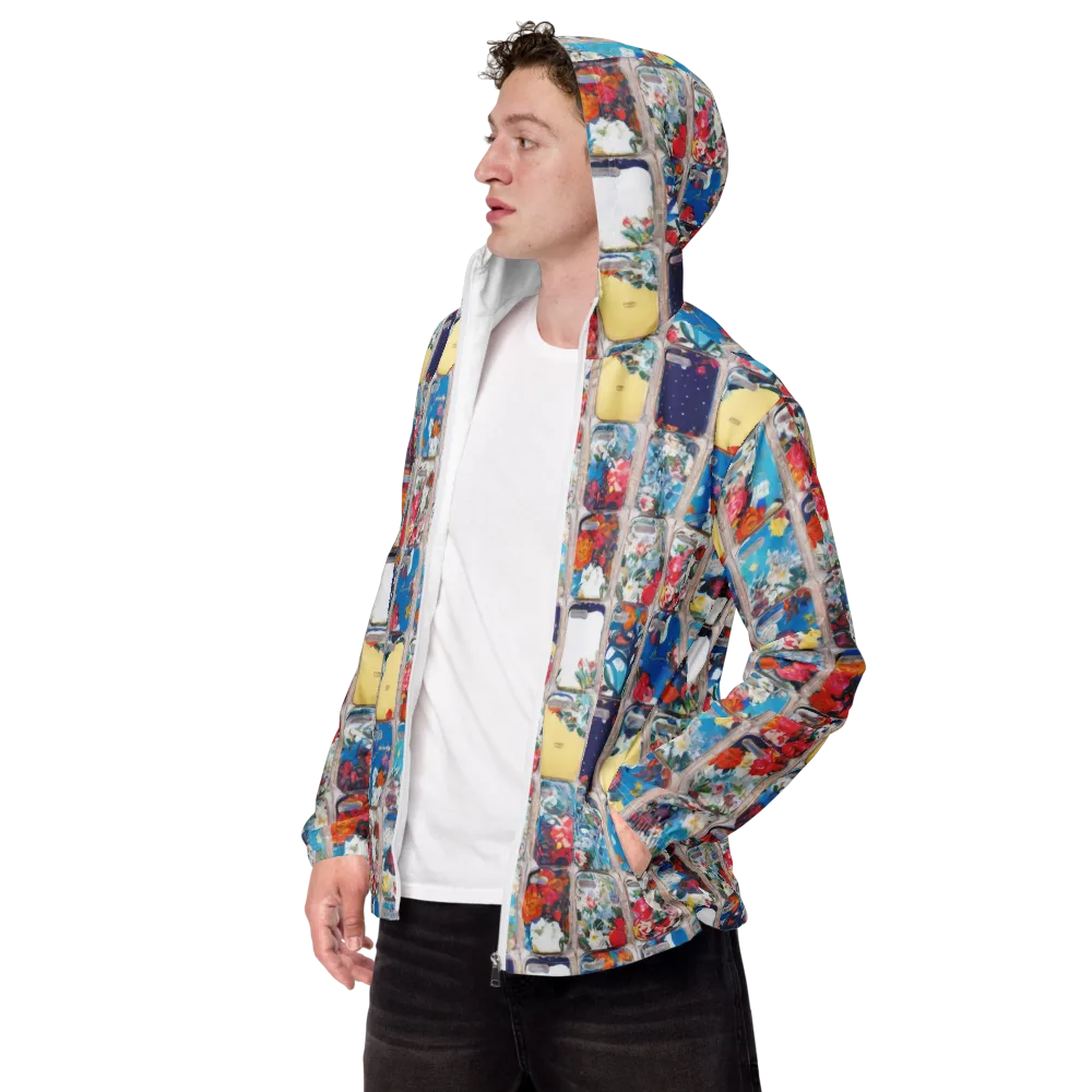Gallery Garden on Men's Windbreaker — Left Front