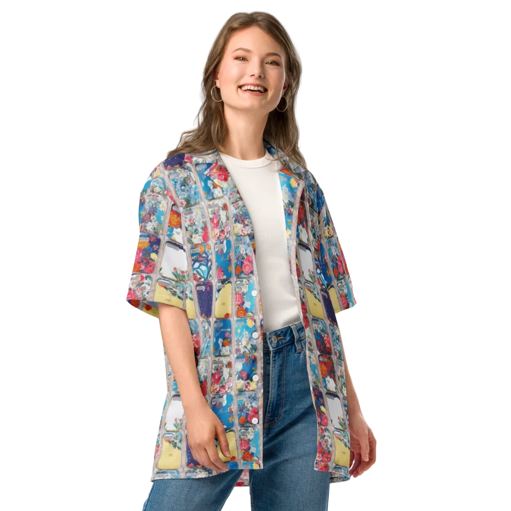 Gallery Garden on Button Shirt — Front