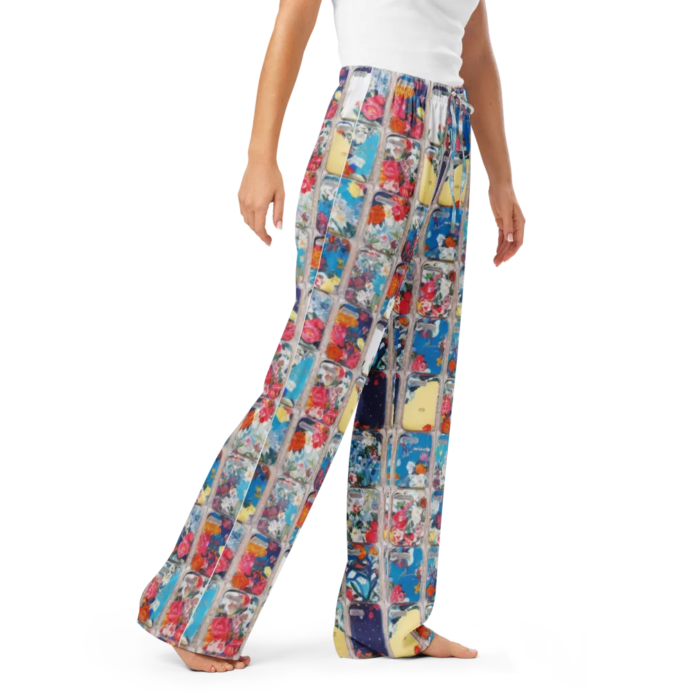 Gallery Garden on Women's Pajama Pants — Right Front