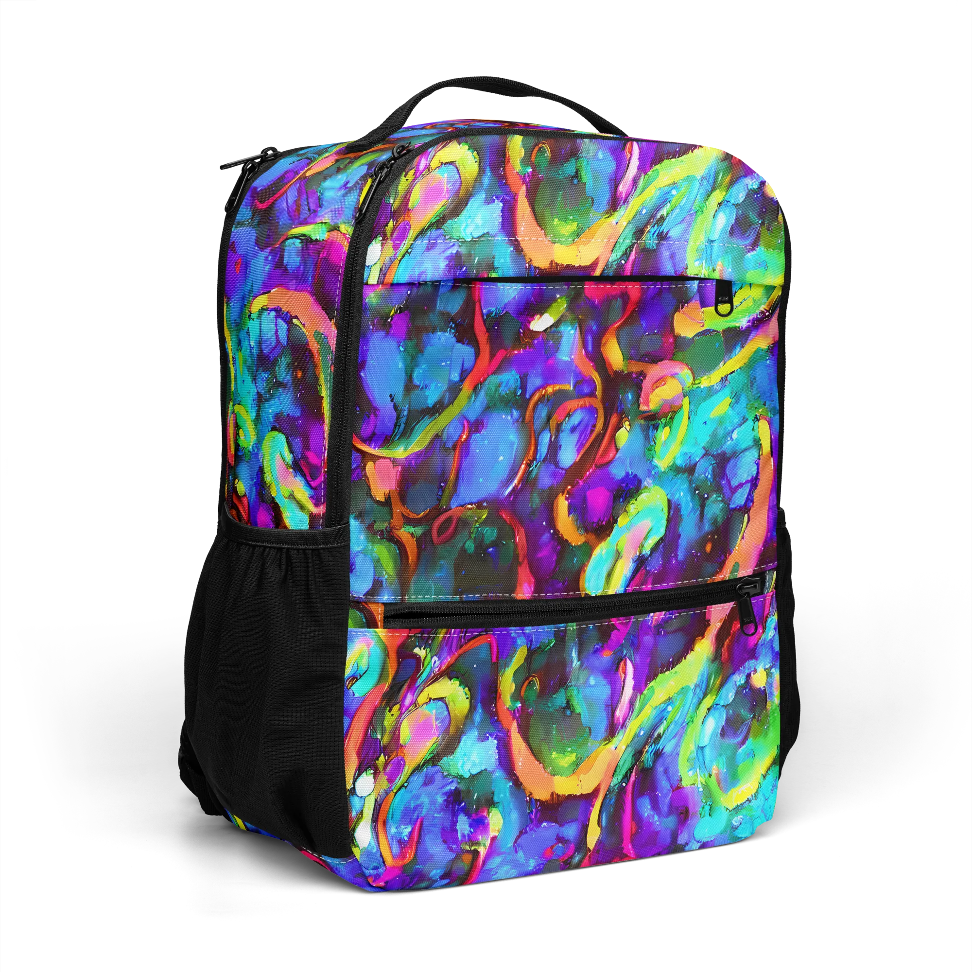 Molten Chromatics on Utility Backpack — Right Front
