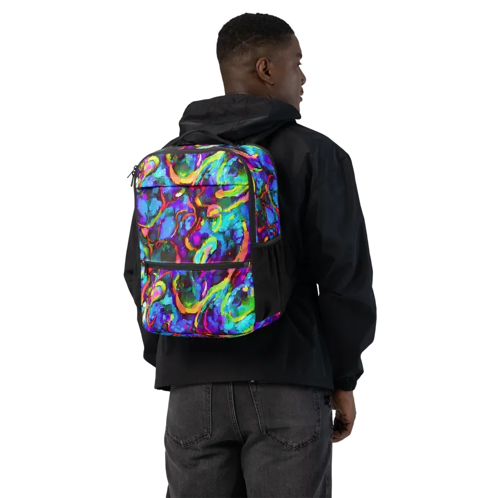 Molten Chromatics on Utility Backpack — Back