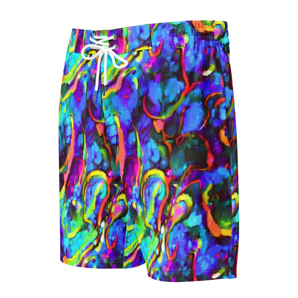 Molten Chromatics on Men's Board Shorts — Front