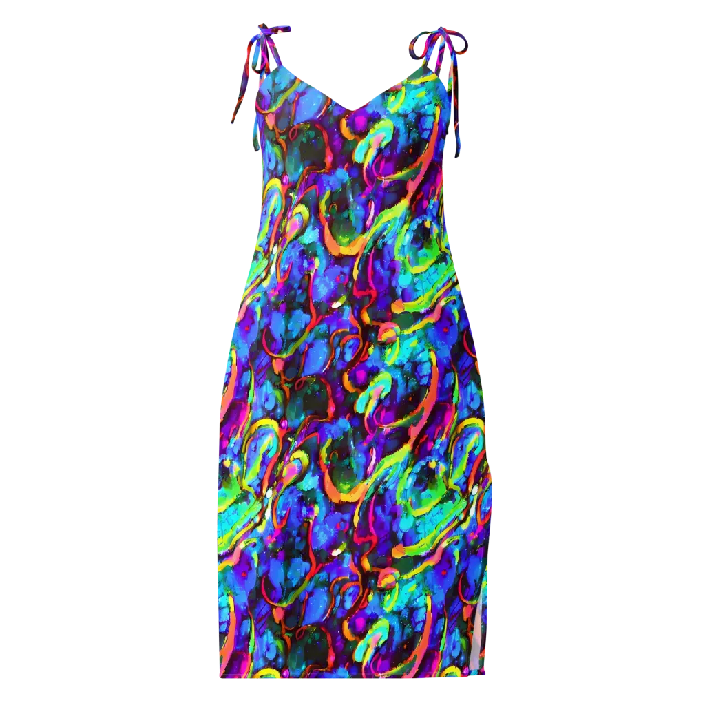 Molten Chromatics on Slip Dress — Front