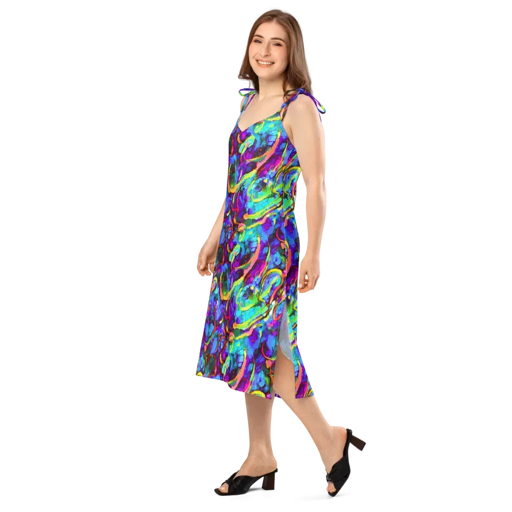 Molten Chromatics on Slip Dress — Left Front