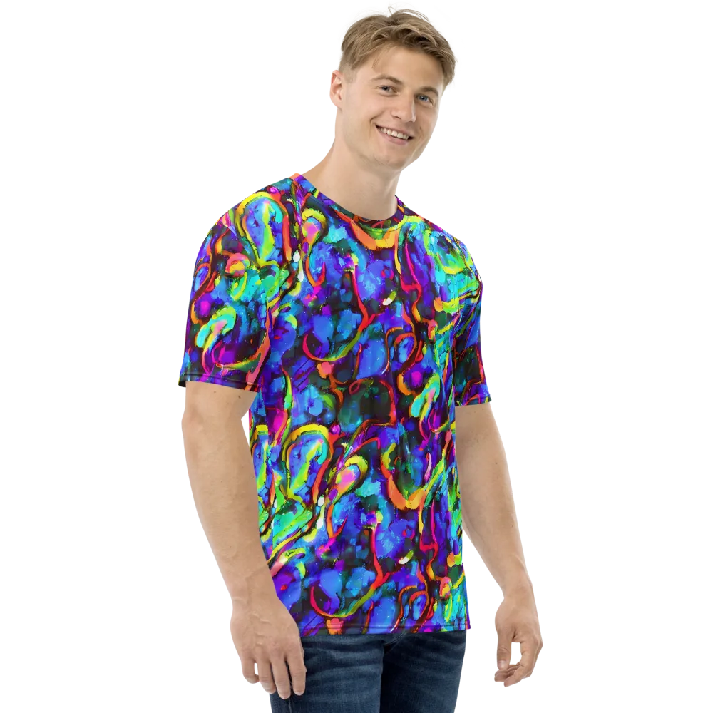 Molten Chromatics on Men's Crew Neck T-Shirt — Right
