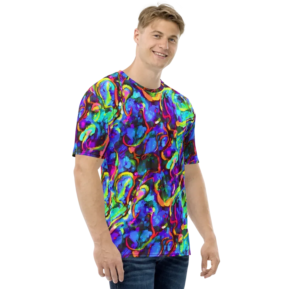 Molten Chromatics on Men's Crew Neck T-Shirt — Right