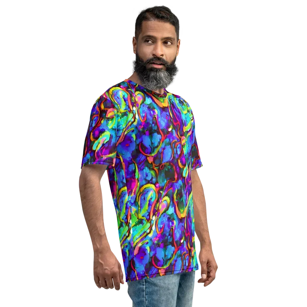 Molten Chromatics on Men's Crew Neck T-Shirt — Right
