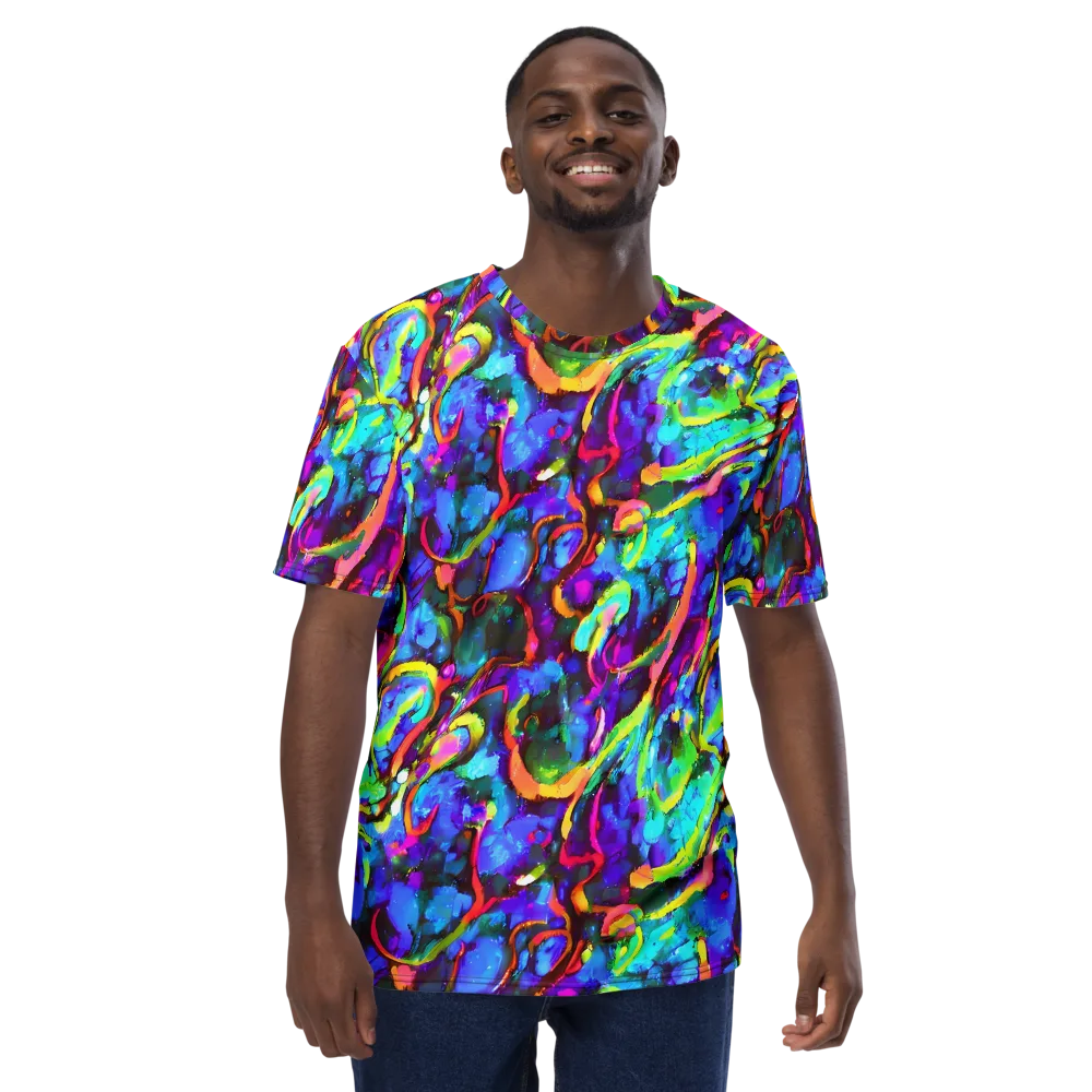 Molten Chromatics on Men's Crew Neck T-Shirt — Front