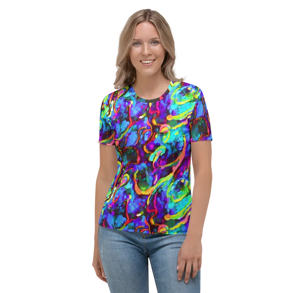 Molten Chromatics on Women's Crew Neck T-Shirt — Front