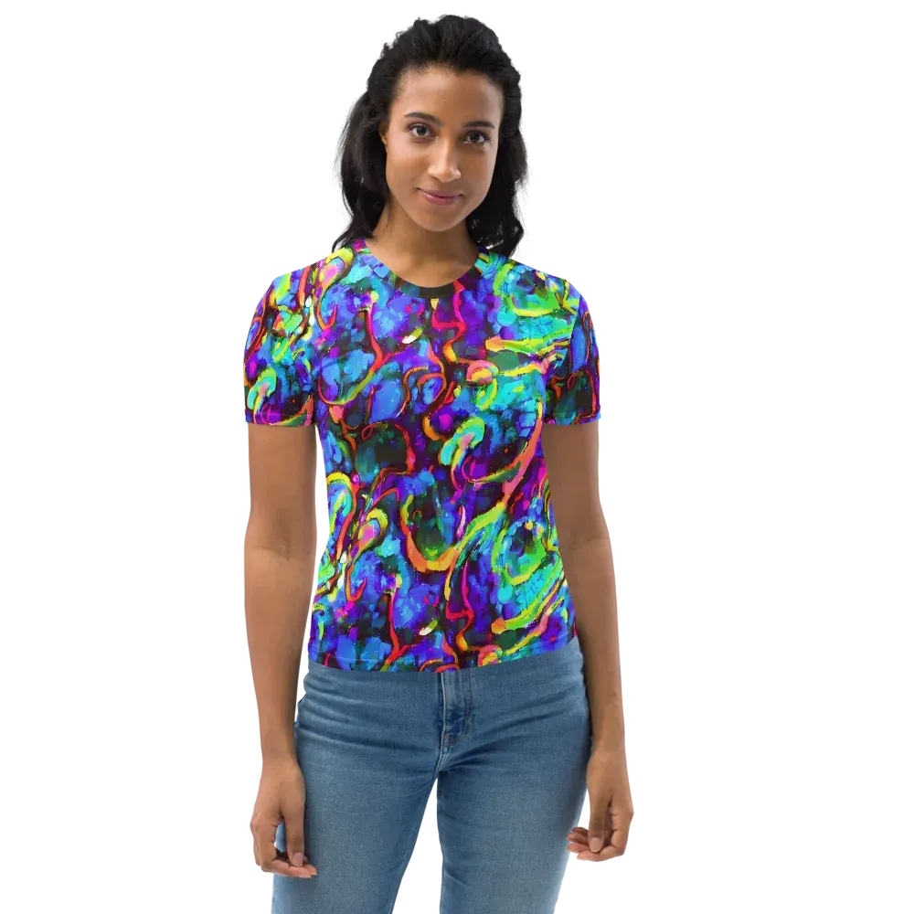 Molten Chromatics on Women's Crew Neck T-Shirt — Front