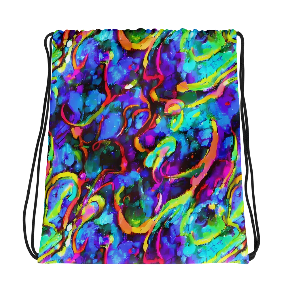 Molten Chromatics on Drawstring Bag — Photo
