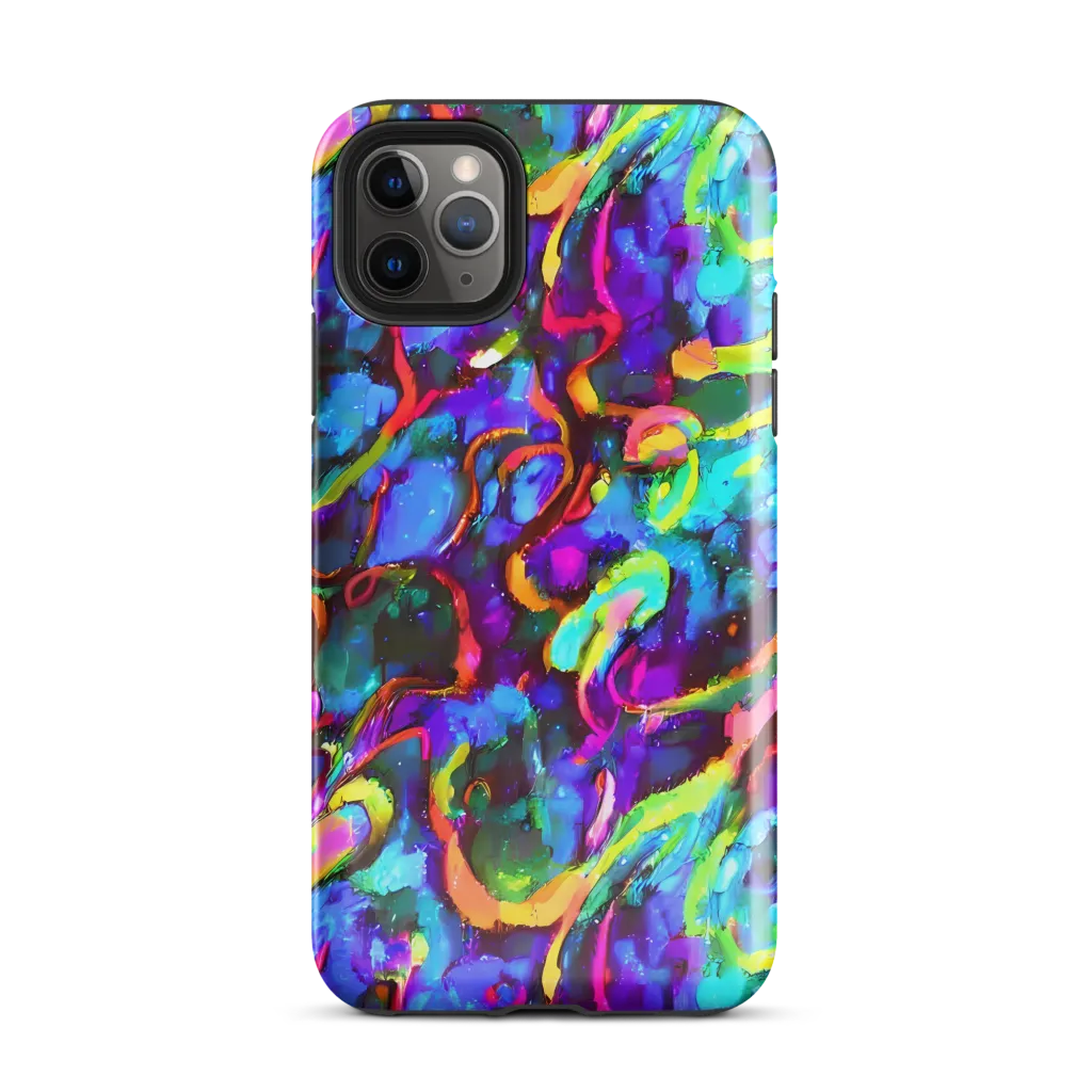 Molten Chromatics on Tough Case for iPhone® — Front