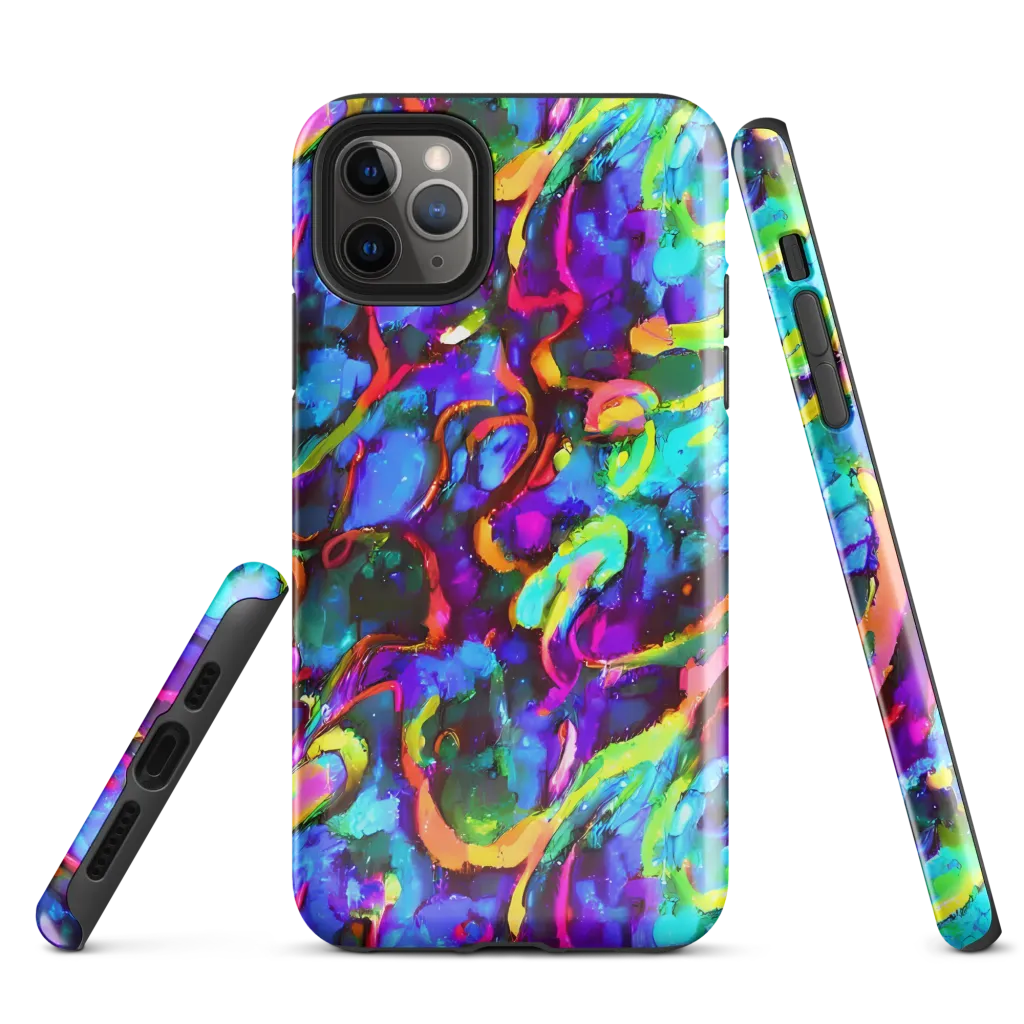 Molten Chromatics on Tough Case for iPhone® — Front
