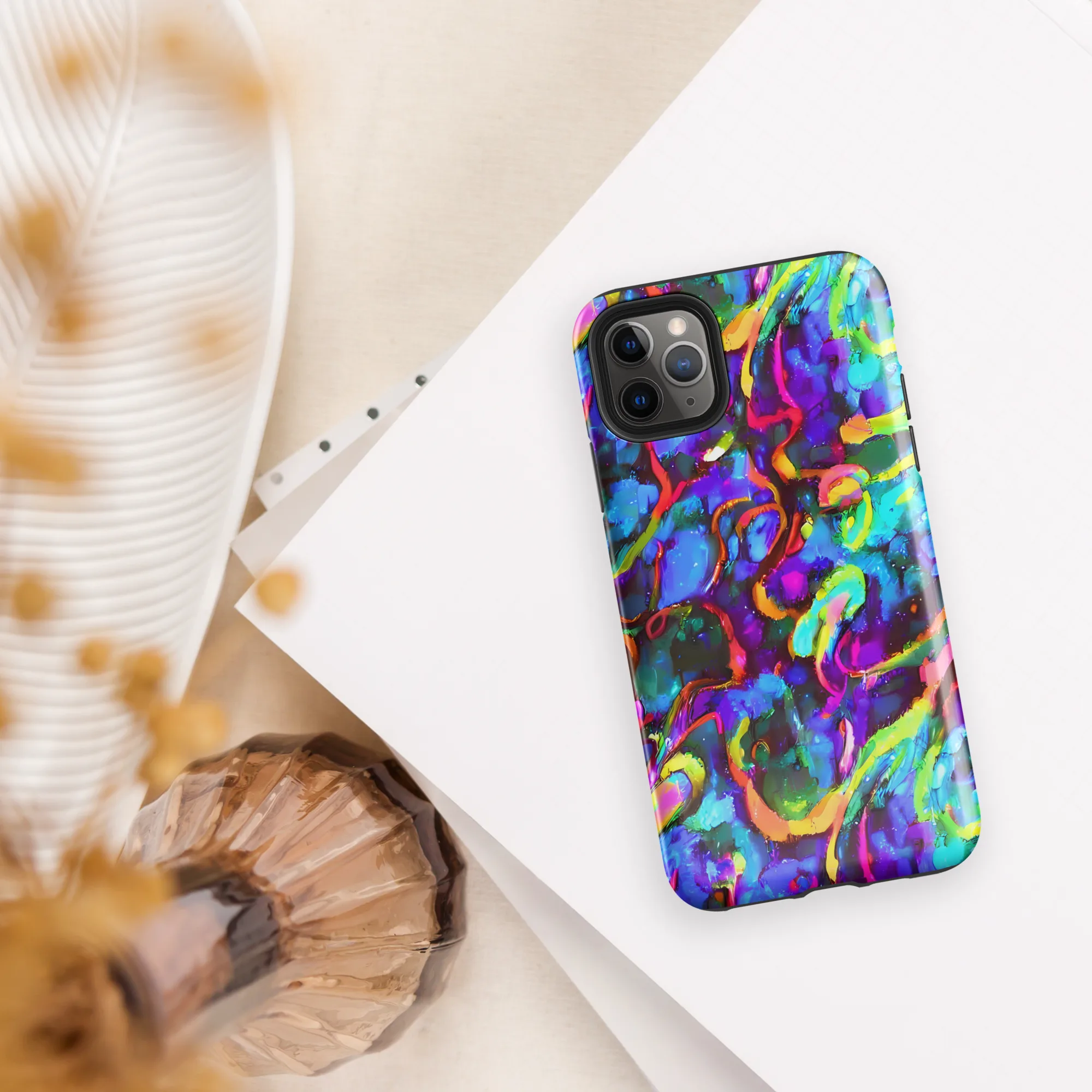 Molten Chromatics on Tough Case for iPhone® — Front