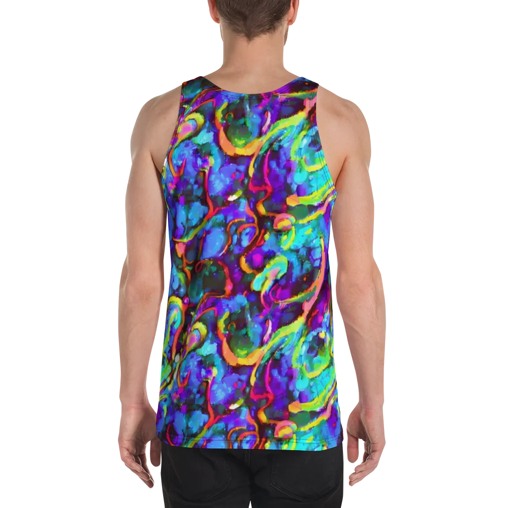 Molten Chromatics on Men's Tank Top — Back