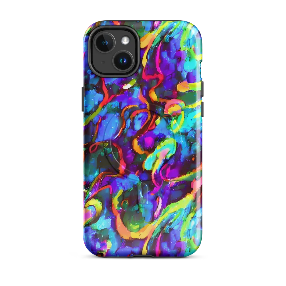 Molten Chromatics on MagSafe Tough Case for iPhone® — Front