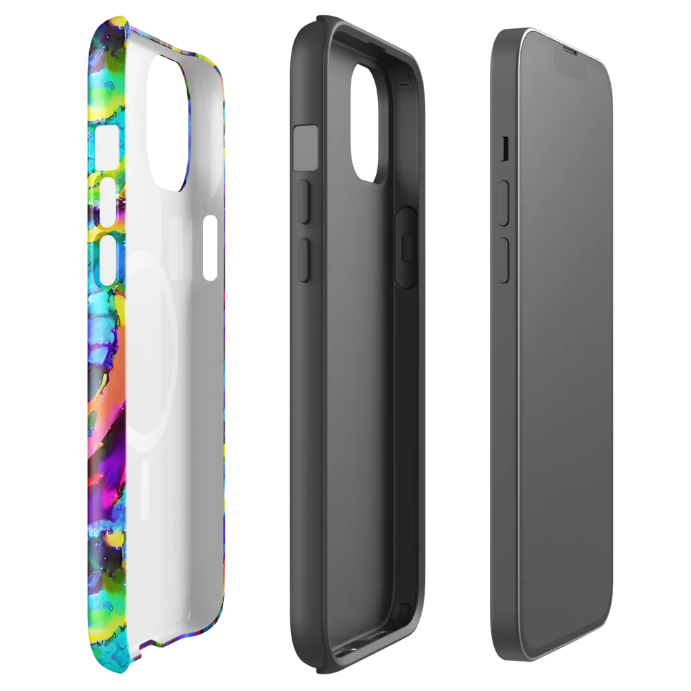 Molten Chromatics on MagSafe Tough Case for iPhone® — Front