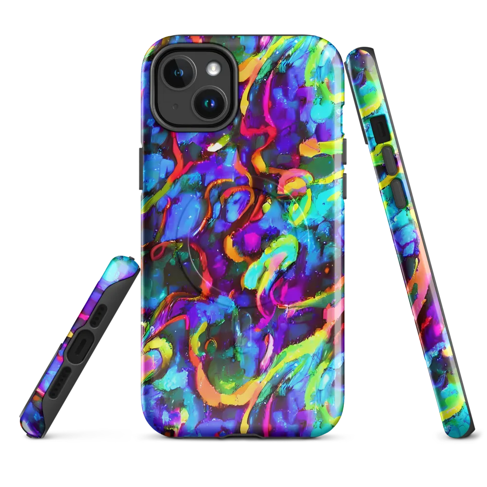 Molten Chromatics on MagSafe Tough Case for iPhone® — Front