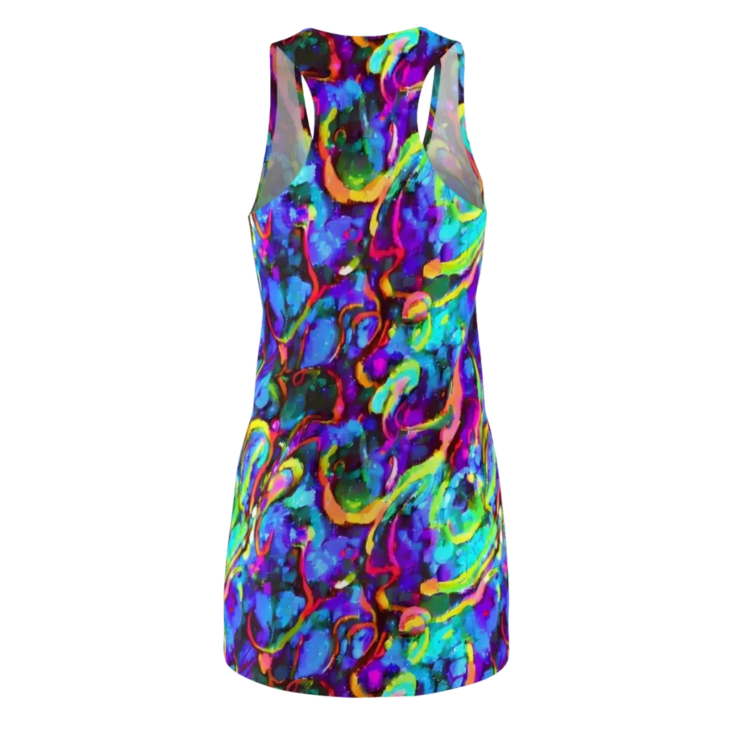 Molten Chromatics on Racerback Dress — Back