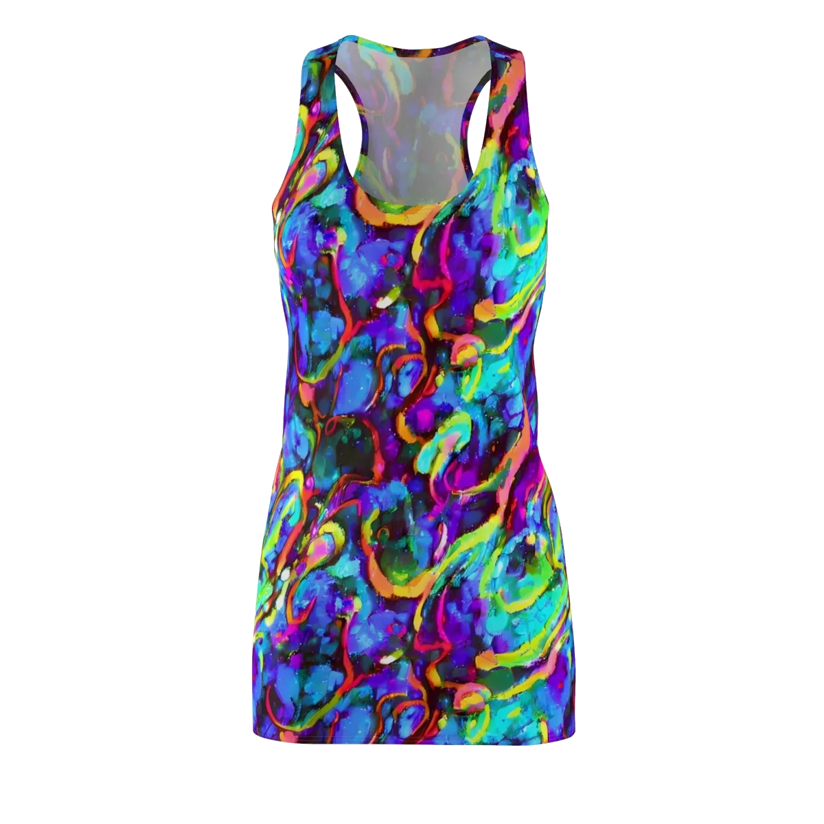 Molten Chromatics on Racerback Dress — Front