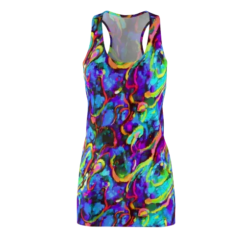 Molten Chromatics on a Racerback Dress