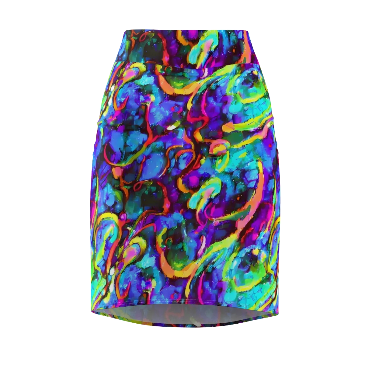 Molten Chromatics on Pencil Skirt — Front