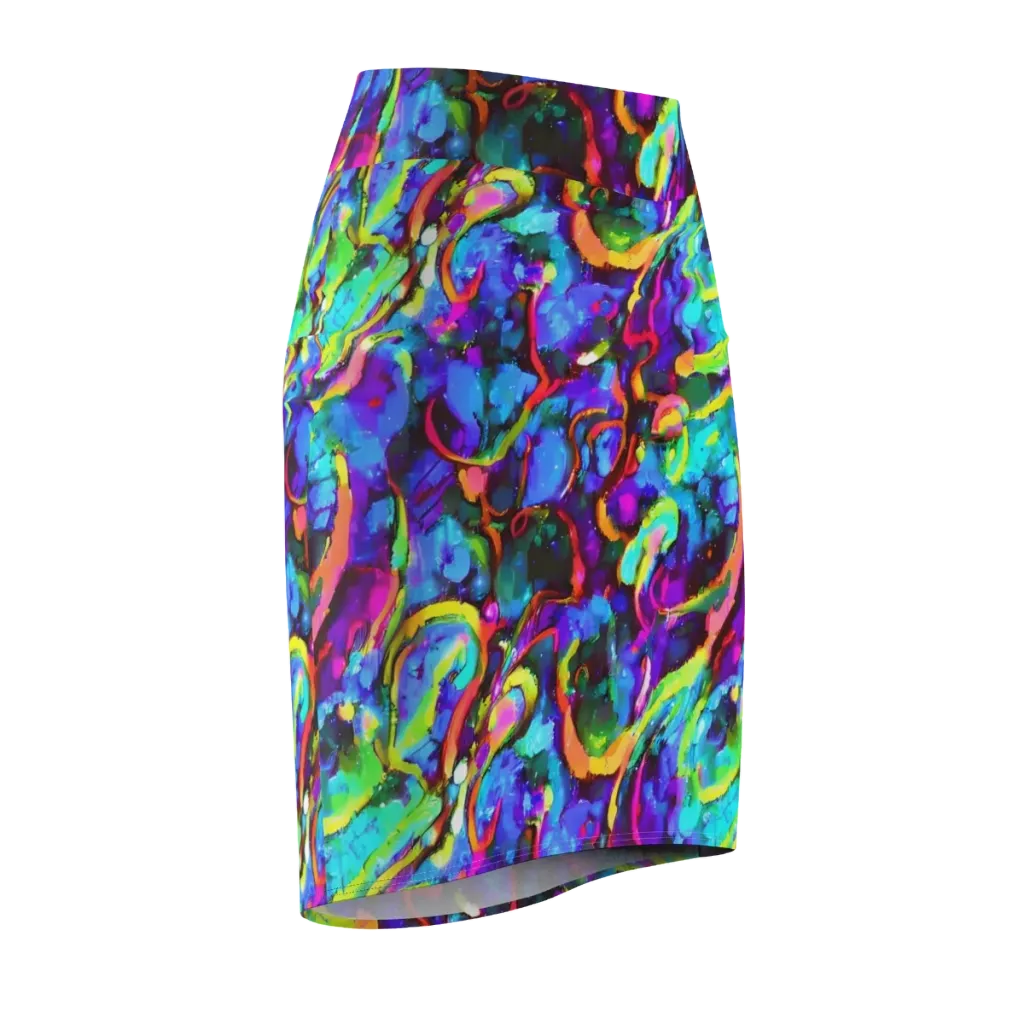 Molten Chromatics on Pencil Skirt — Front Side