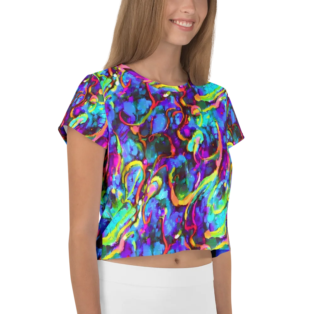 Molten Chromatics on Crop Tee — Right