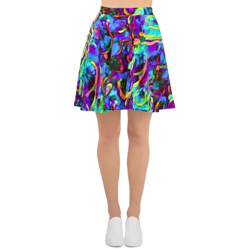Molten Chromatics on a Skater Skirt