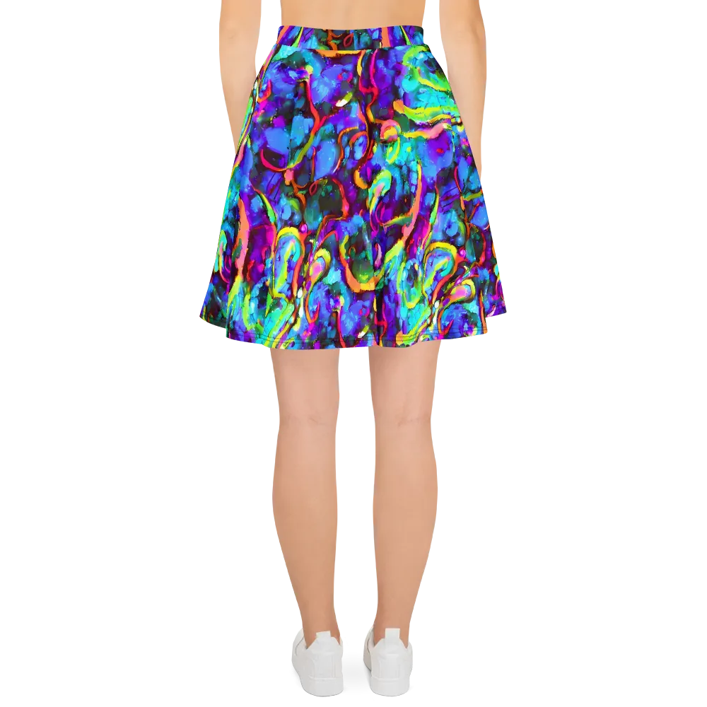 Molten Chromatics on Skater Skirt — Back