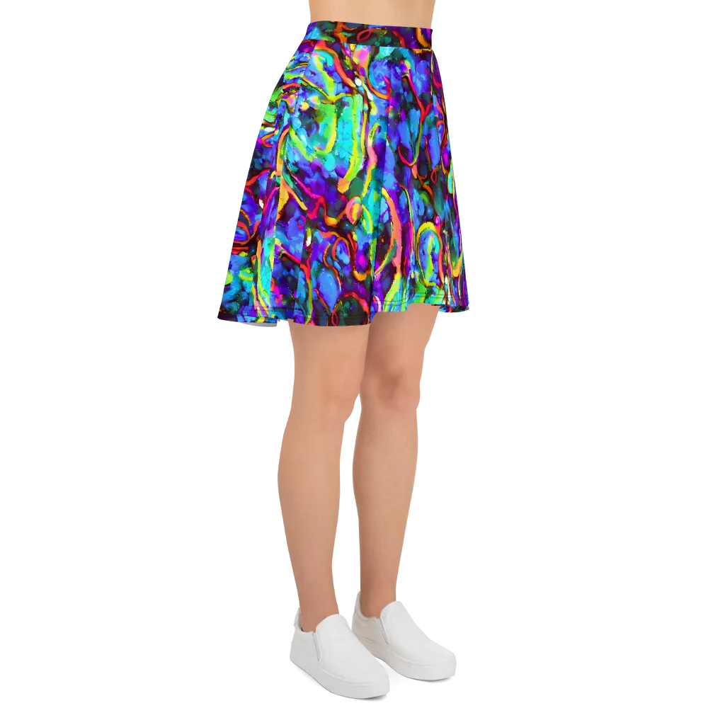 Molten Chromatics on Skater Skirt — Right