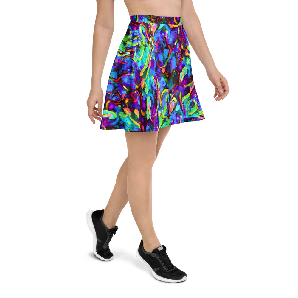 Molten Chromatics on Skater Skirt — Right