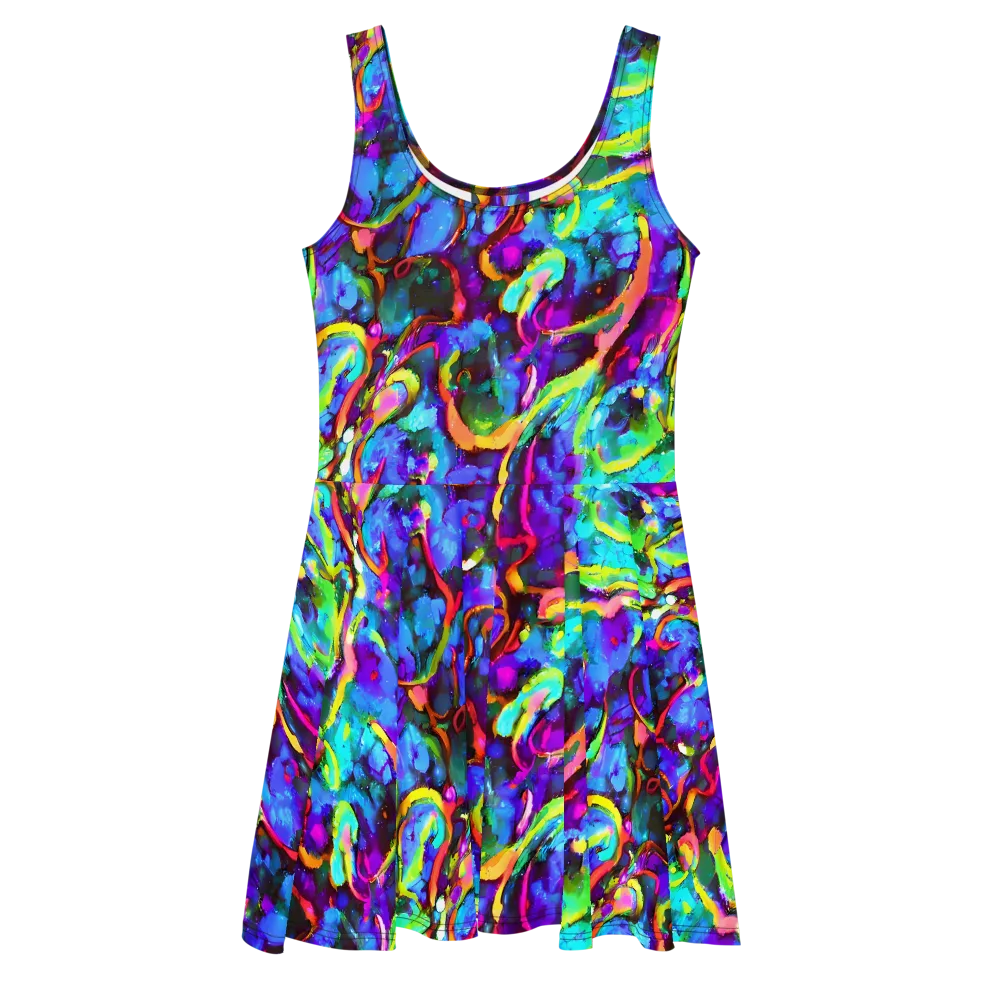 Molten Chromatics on Skater Dress — Front