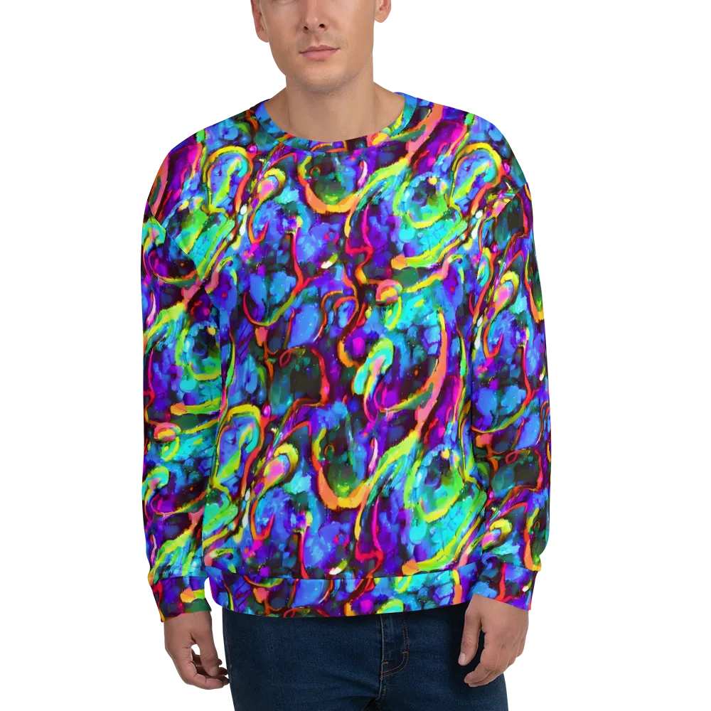 Molten Chromatics on Sweatshirt — Front