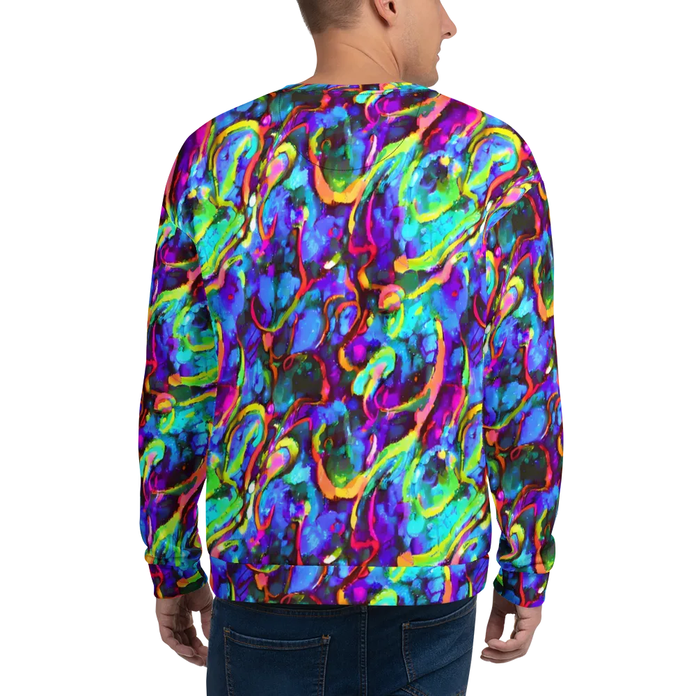 Molten Chromatics on Sweatshirt — Back