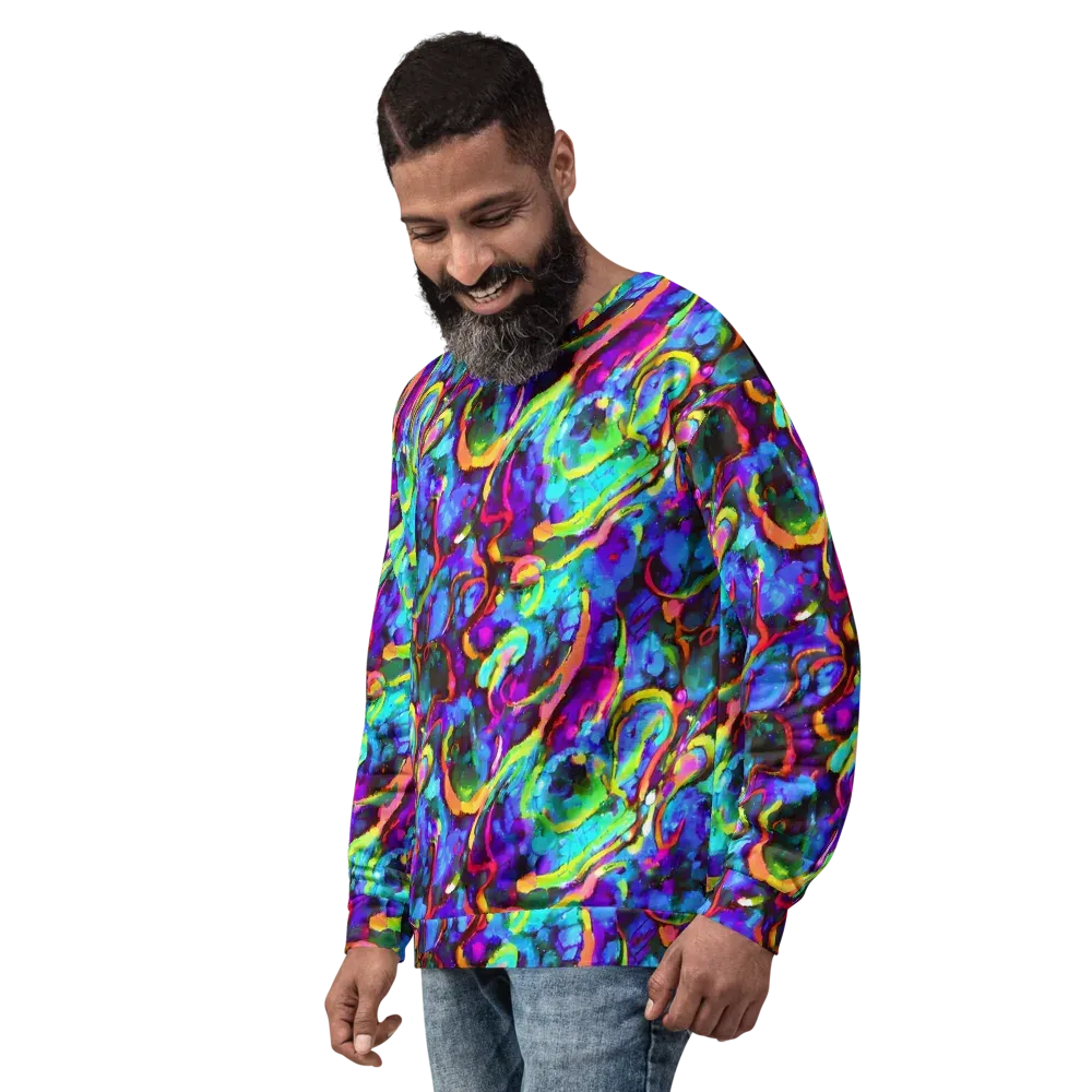 Molten Chromatics on Sweatshirt — Left Front