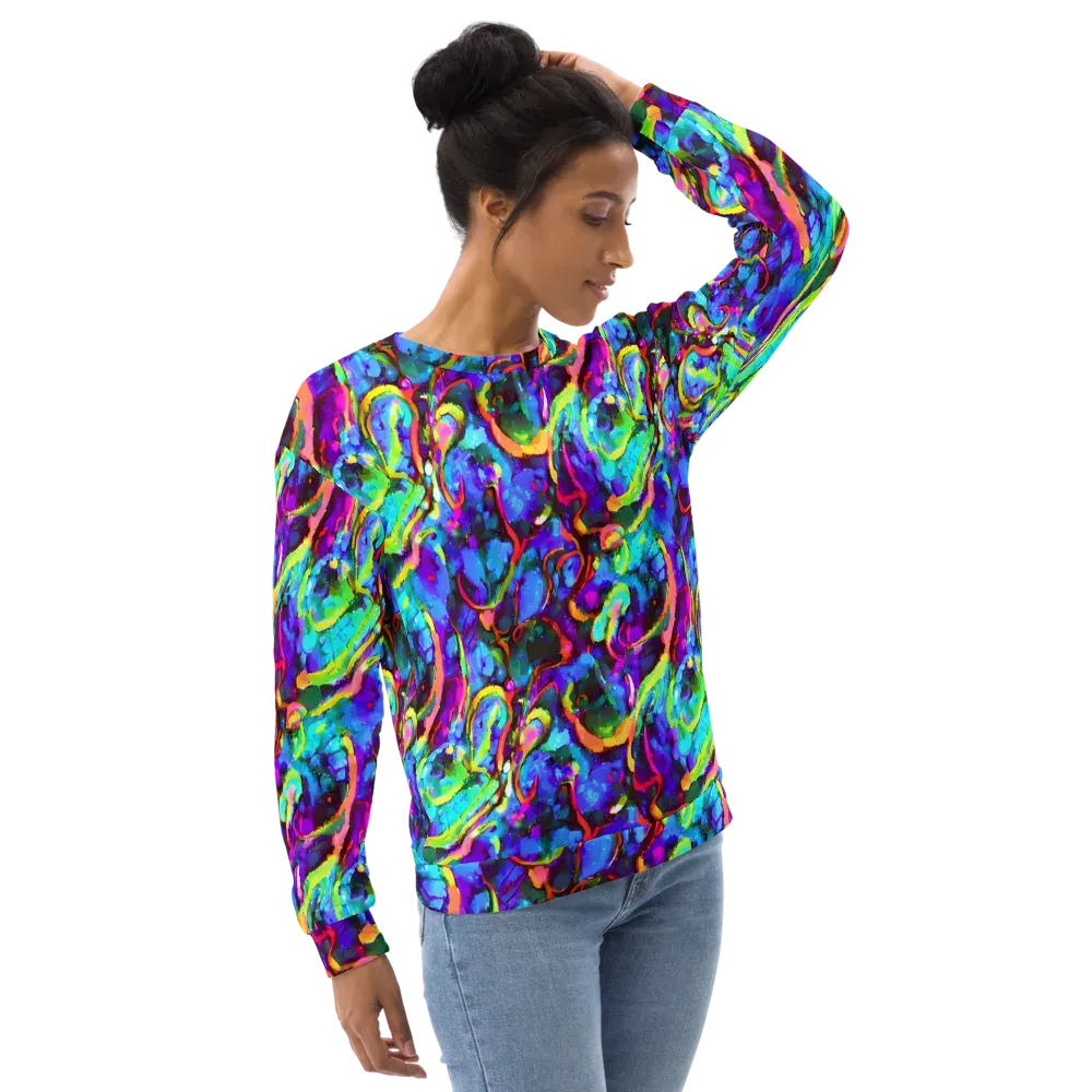 Molten Chromatics on Sweatshirt — Right Front
